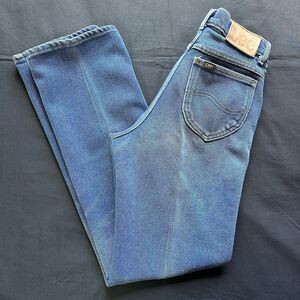 Vintage 1970’s Lee Riders Jeans. Talon Zipper. USA. Size 24/30. Boho. Western.